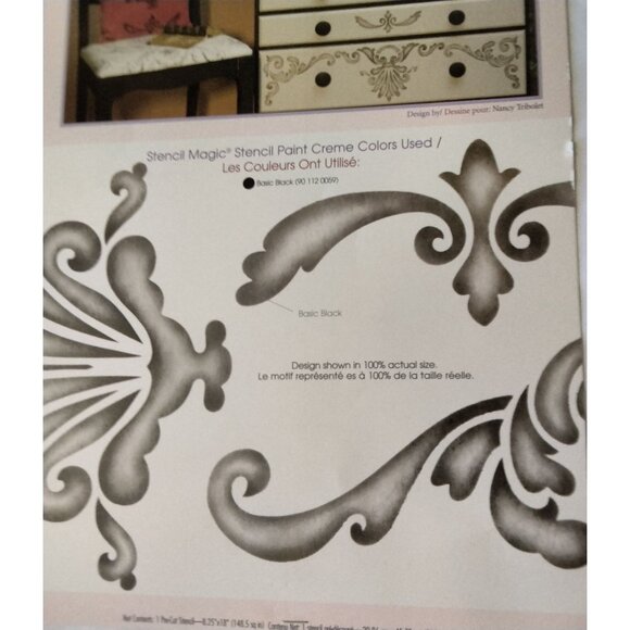 Delta Stencil Architectural Elements fleur de lis - Picture 6 of 9